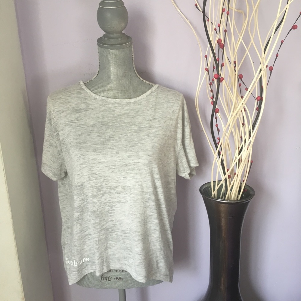 🚫SOLD🚫Pure Barre Heather Gray Pony Tee